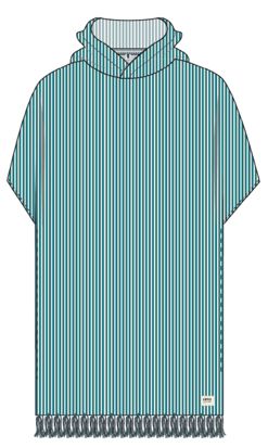Lizzard - Hoody Towel - Kober - Harbour Stripe