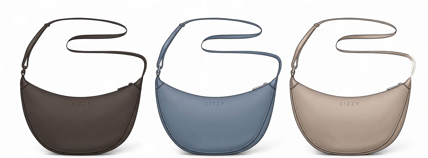 LIZZY - Sling Bag, Colour: Olive Green