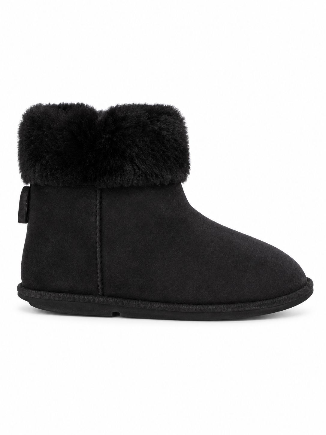 Hush Puppies - Casa - Stretchy Velour - 2 colour options, Colour: Black, Sizes: UK4