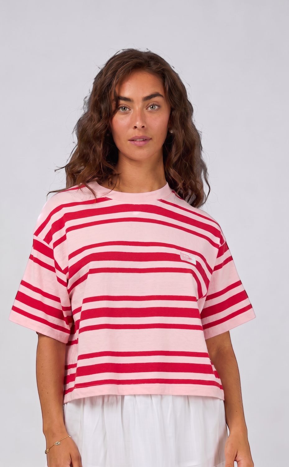 AAE - Ruby Crop Relaxed Tee, SIze: 8