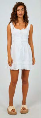 AAE - Dusty Mini Dress - White
