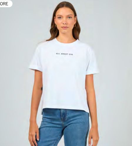 AAE Washed Tee - White, SIze: 8