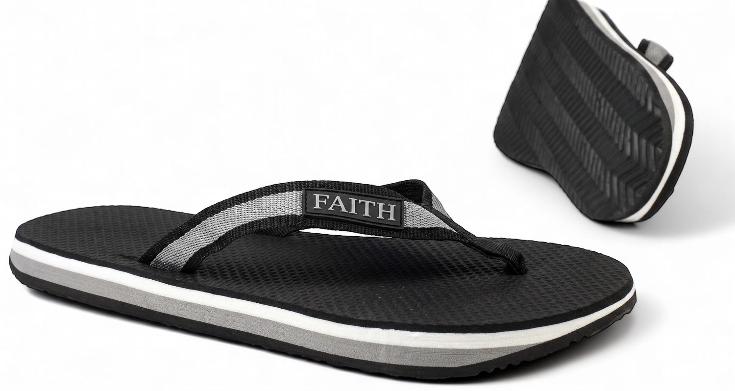 Faith - Mens Surfer Joes  - Grey, Sizes: UK6