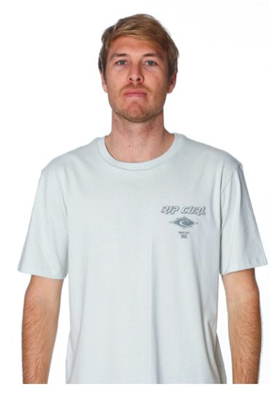 Rip Curl - Fade Out Icon Tee - W25CTE13, Colour: Smoke, Sizes: X-Small