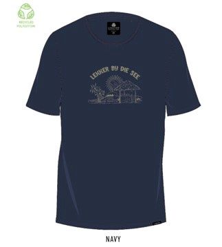 Lizzard - Beach Bar - Lekker By Die See Navy - SAM118, Sizes: Small
