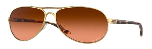 Oakley -Polished Gold Prizm Brown Gradient Sun Glasses, Colour: Polished Gold Prizm Brown Gradient, Description: Feedback