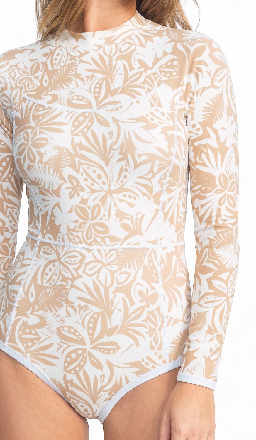 Roxy - Palm Palm Omsie - Ginger Root Suntrip Swim, Sizes: X-Small