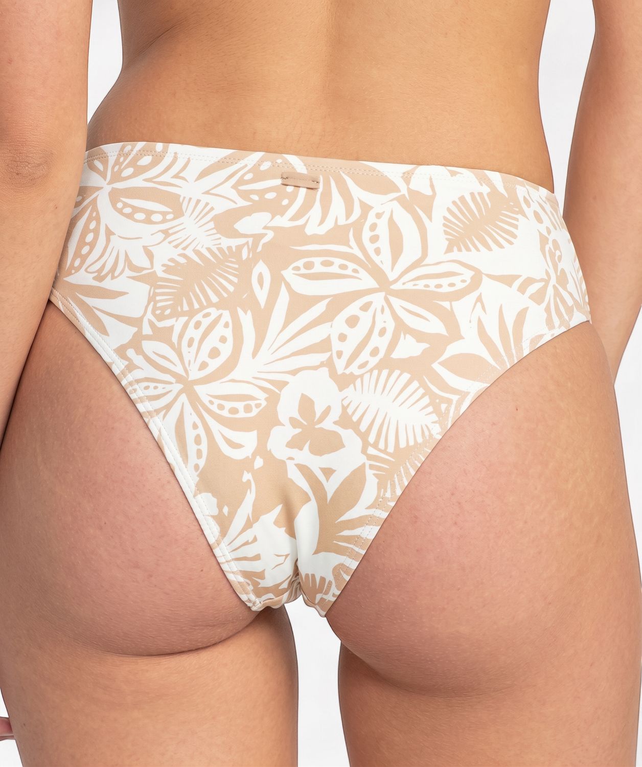Roxy - Palm Palm Midwaist Hl Moderate Bottoms - Ginger Root Suntrip Swim