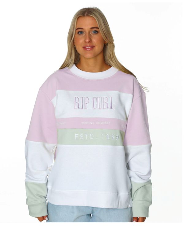 Rip Curl - Paradise Block Crew - Lilac, Sizes: X-Small