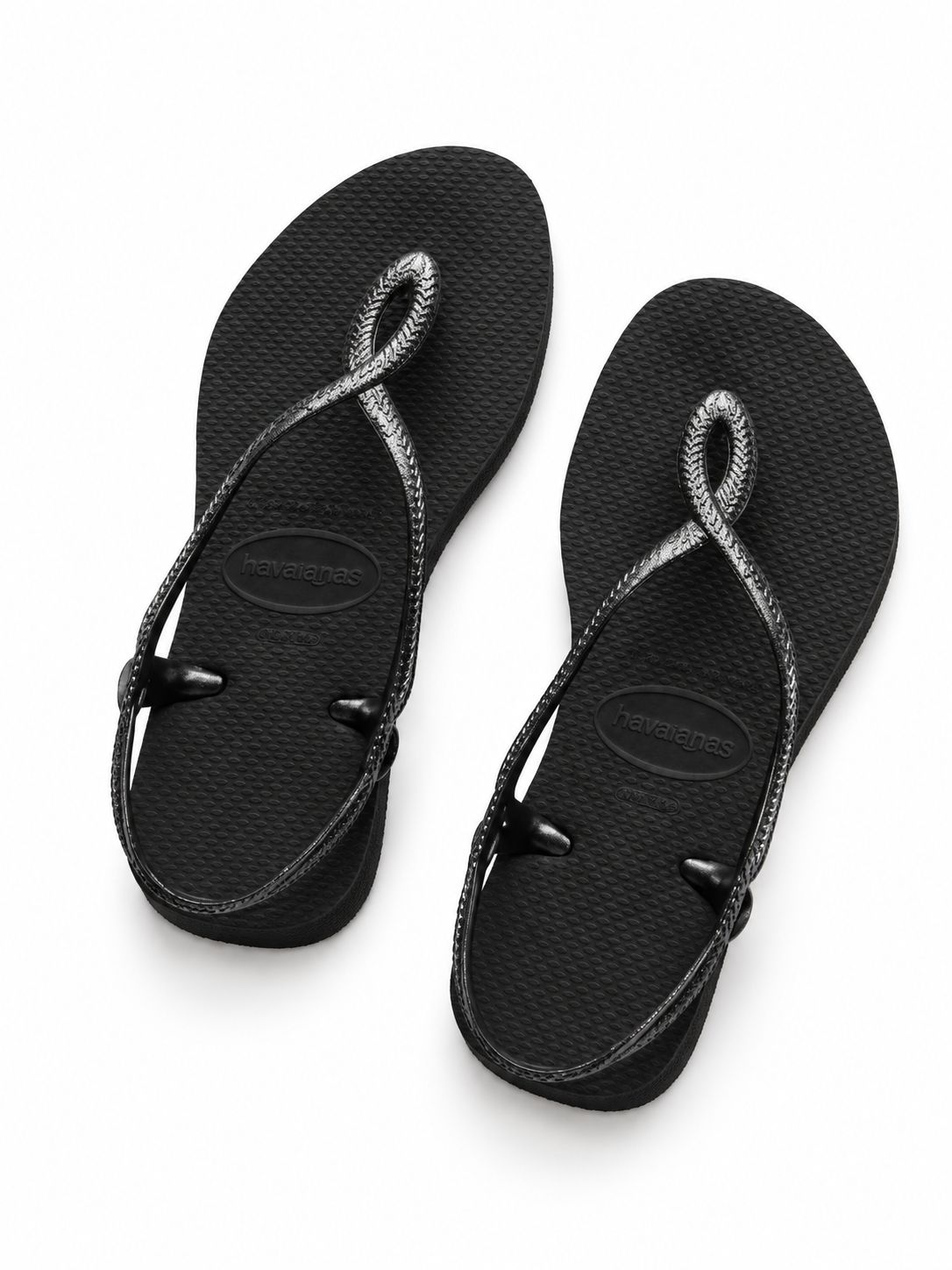 Havaianas - Luna Sandal - 3 colour options, Colour: Black, Sizes: 33-34 (UK2)