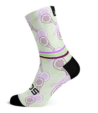 Sox - Purple Bat Padel Socks, Sizes: Small - UK12/UK3