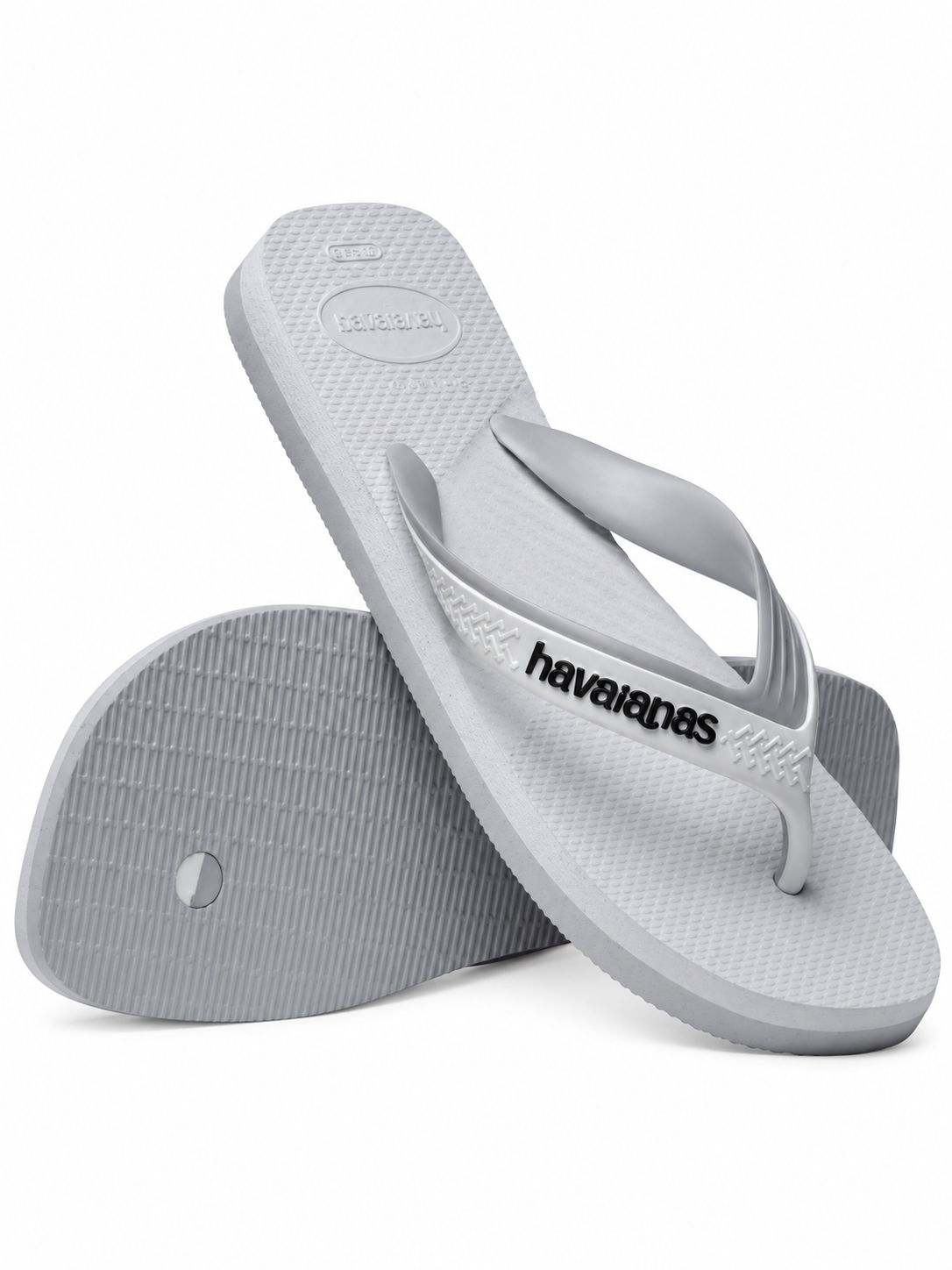 Havaianas - Mens Dual - 3 colour options, Colour: White/Ice Grey, Sizes: 39-40 (UK6-7)