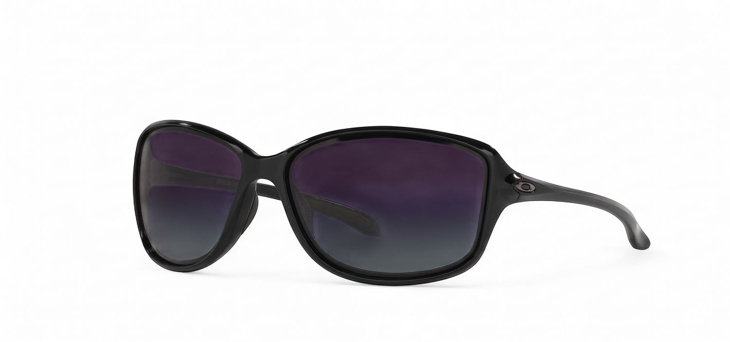 Oakley -Polished Black Grey Gradient Polarized Sun Glasses, Colour: Polished Black Grey Gradient Polarized, Description: Cohort