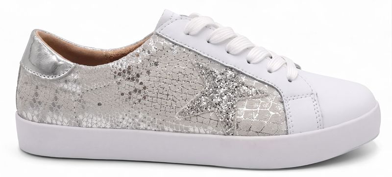 Julz - Sydney - ﻿White + Silver Snake