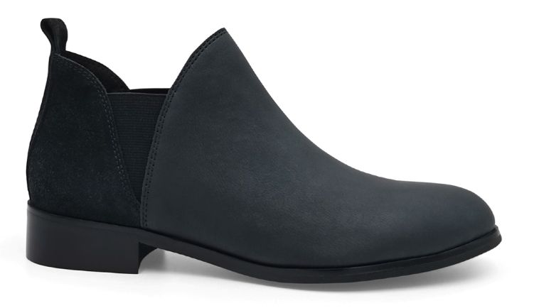 Julz - Aria - Black Combo  - Leather + Suede, Sizes: UK3-(36)
