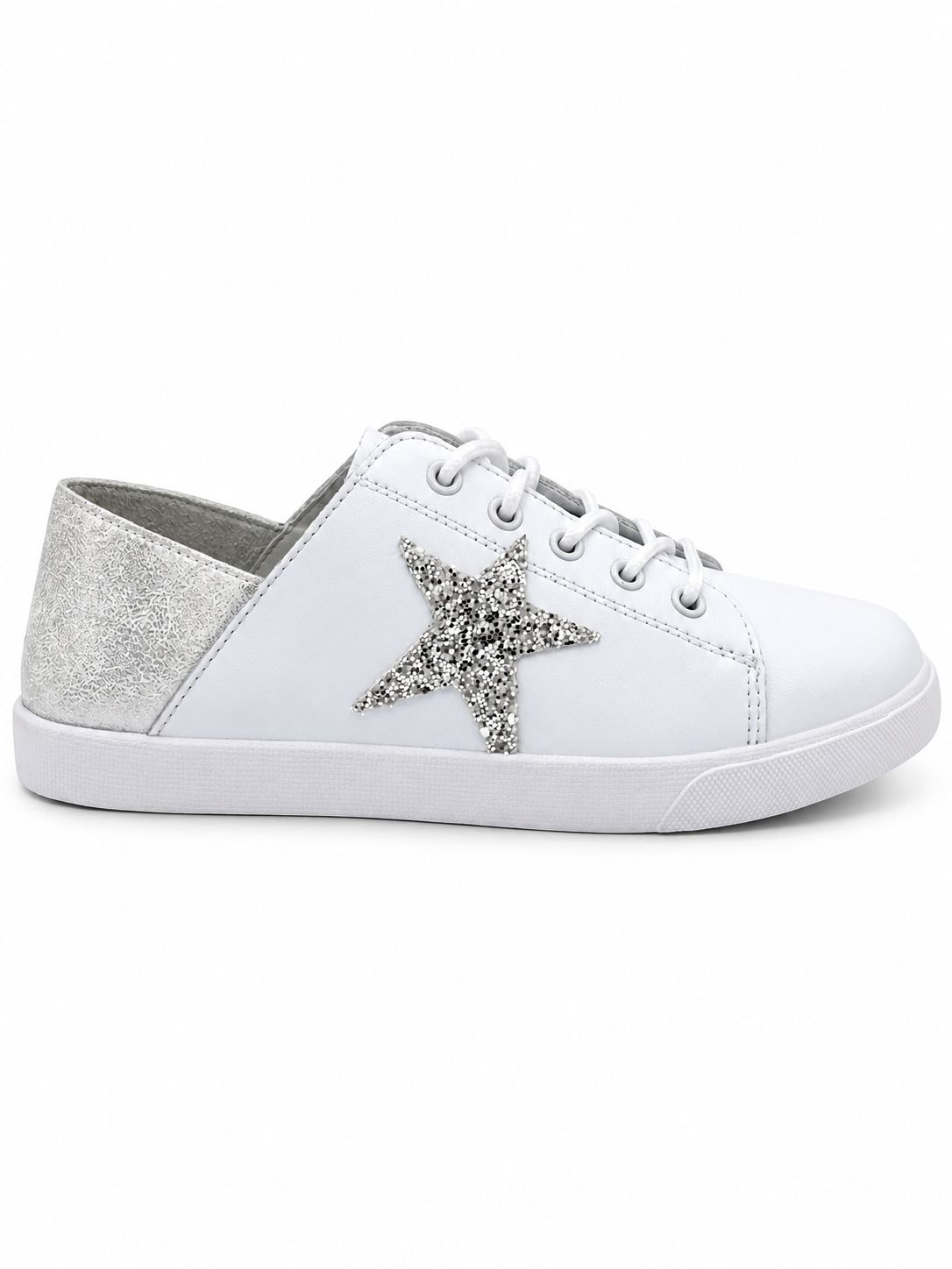 Julz - Nicki - ﻿White + Glitter Star, Size.: 3uk (36)