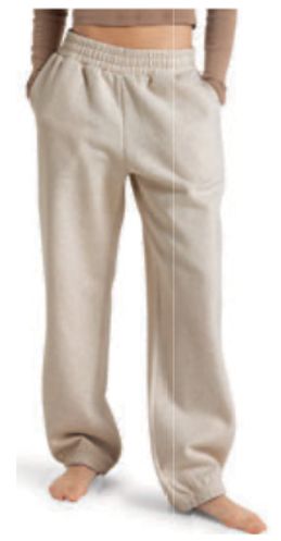 Roxi - In the Morning Trackpant - Oatmeal Heather - ERJFB3473, SIze: X-Small