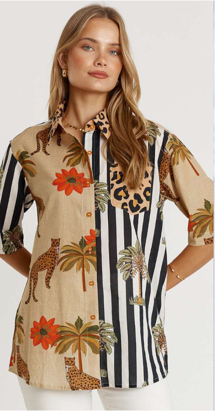 Lulalife Congo Shirt Natural, Size.: XS