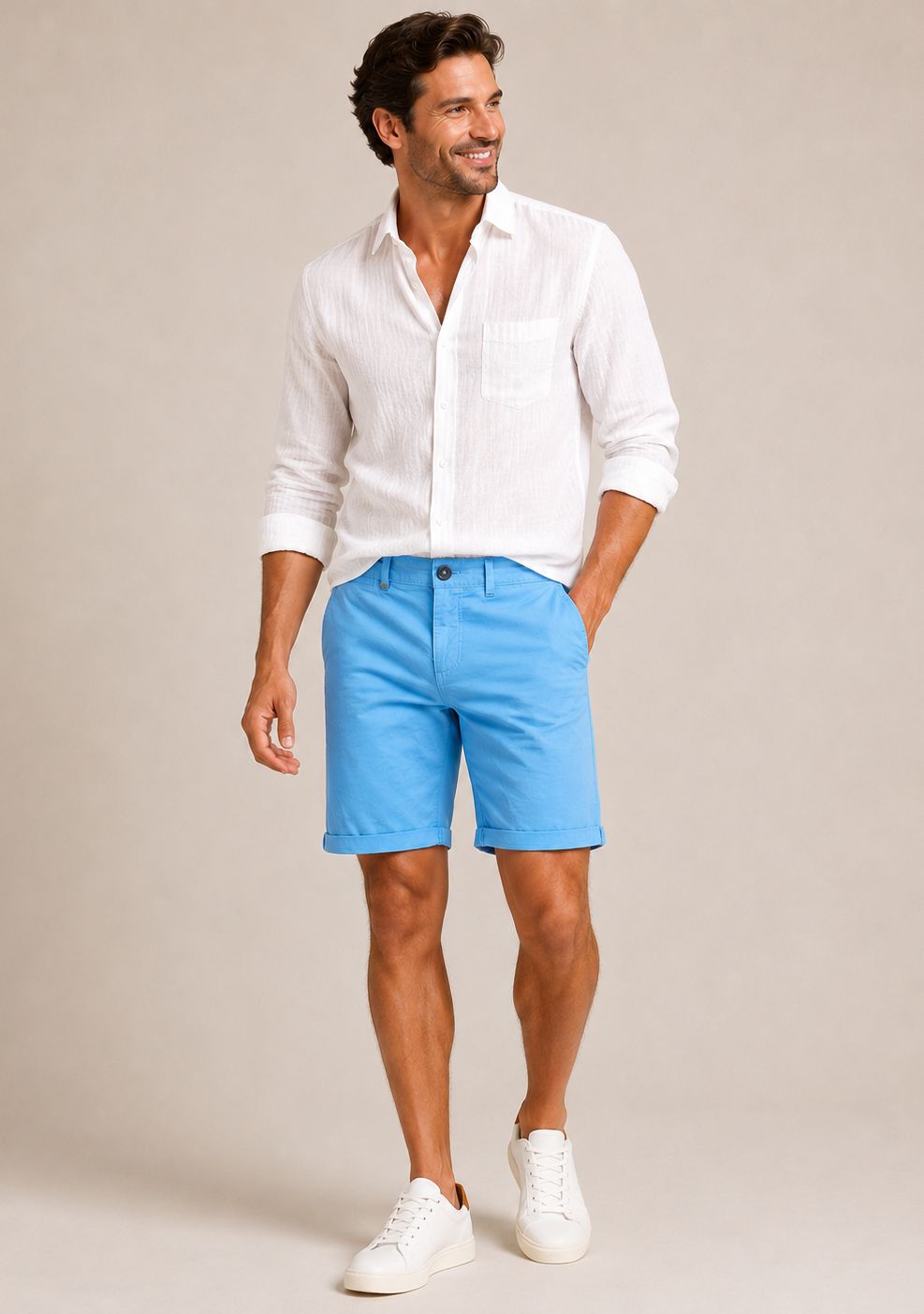 FNF - Bermudas Shorts - Light Blue, Size.: 30 (8 )