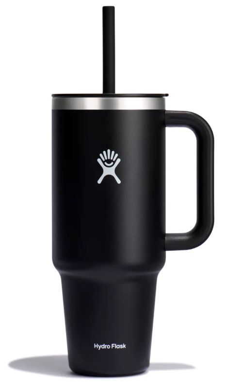 Hydro Flask All Around Travel Tumbler - TT40PS - 40oz, Colour: Black-001, Size.: 40oz/1183ml