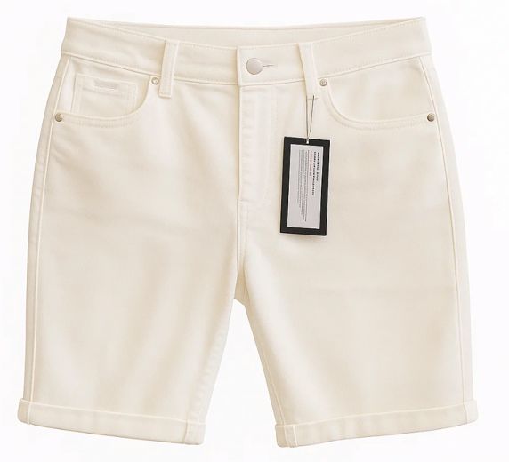 FDJ - 6929511 - Suzanne Bermuda Shorts - White, Size.: UK 8 (34)