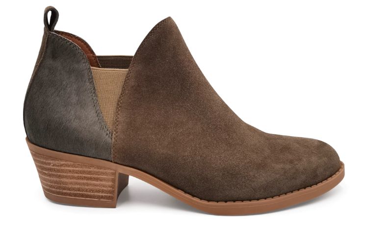 Julz - Yara - Chocolate  - Suede + Pony, Sizes: UK3-(36)