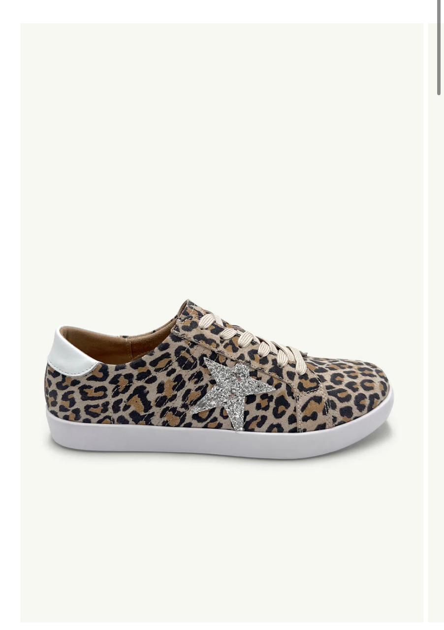 Julz- Jose leopard /glitter, SIze: 3uk (36)