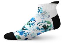Sox - Blues Tab White Socks