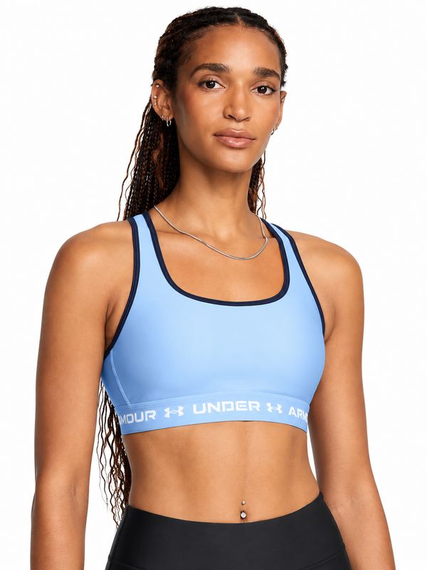Under Armour - Crossback Mid Bra - Blue