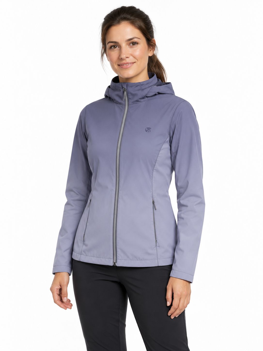 Lizzy - Aura 23/24 - Ladies Pocketable Parka - 3 colour options, Colour: Lavender Ombre, Sizes: X-Small