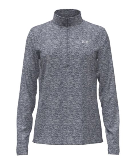 Under Armour - Tech 1/2 Zip Twist - Dark - Blue Grey, Size.: XS