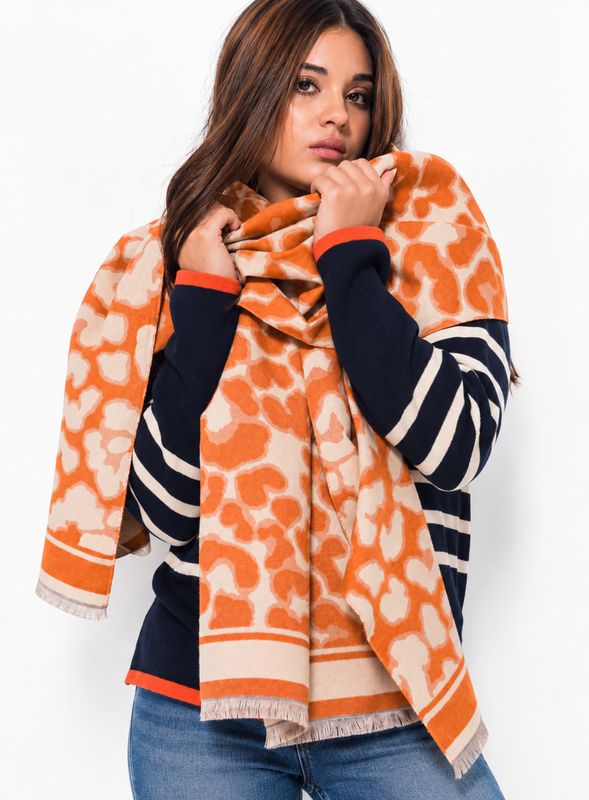 Ateljee - Lazy Leopard Print Wrap