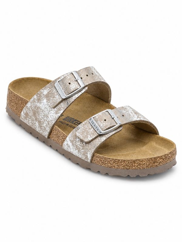 Birkenstock - Sydney SYN Was Metallic Silver SYN Washed Metallic
