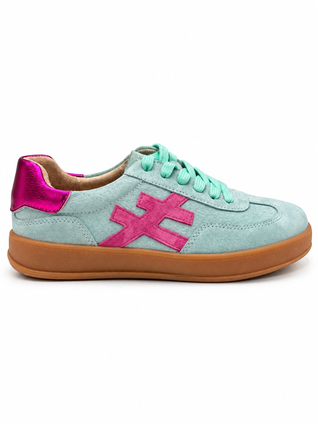 Julz - Lumi - Aqua + Pink, Sizes: UK3 (36)
