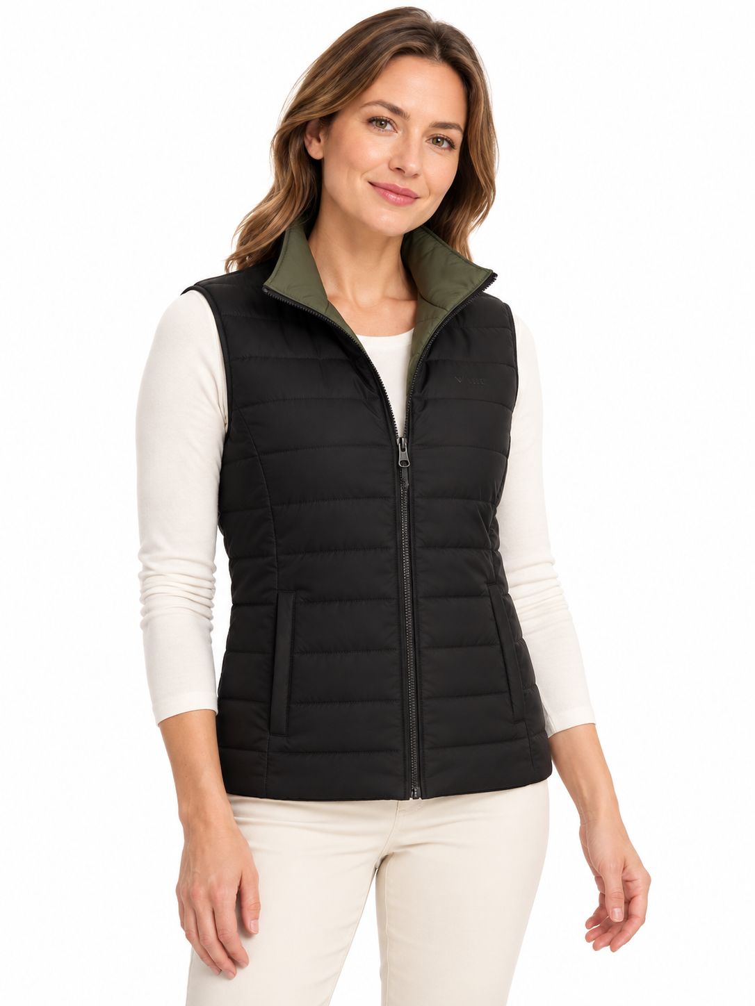 Lizzy - Costa 24 - Ladies Puffer Jackets - Black/Olive, Size.: X-Small, Special/Sale: Was R 1599