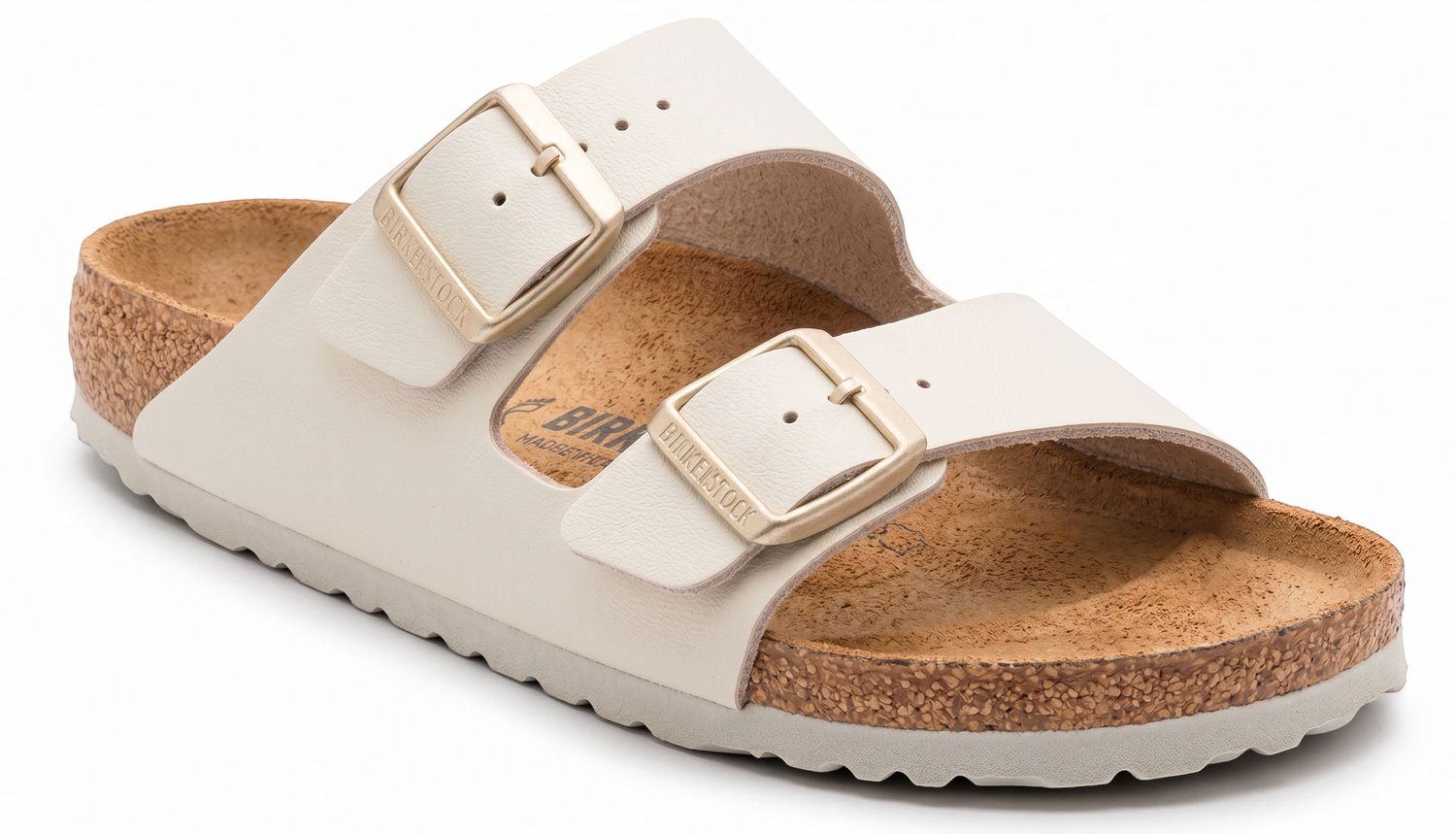 Birkenstock - *Arizona - Birko -Flor -  Eggshell, Sizes: 36-UK3.5