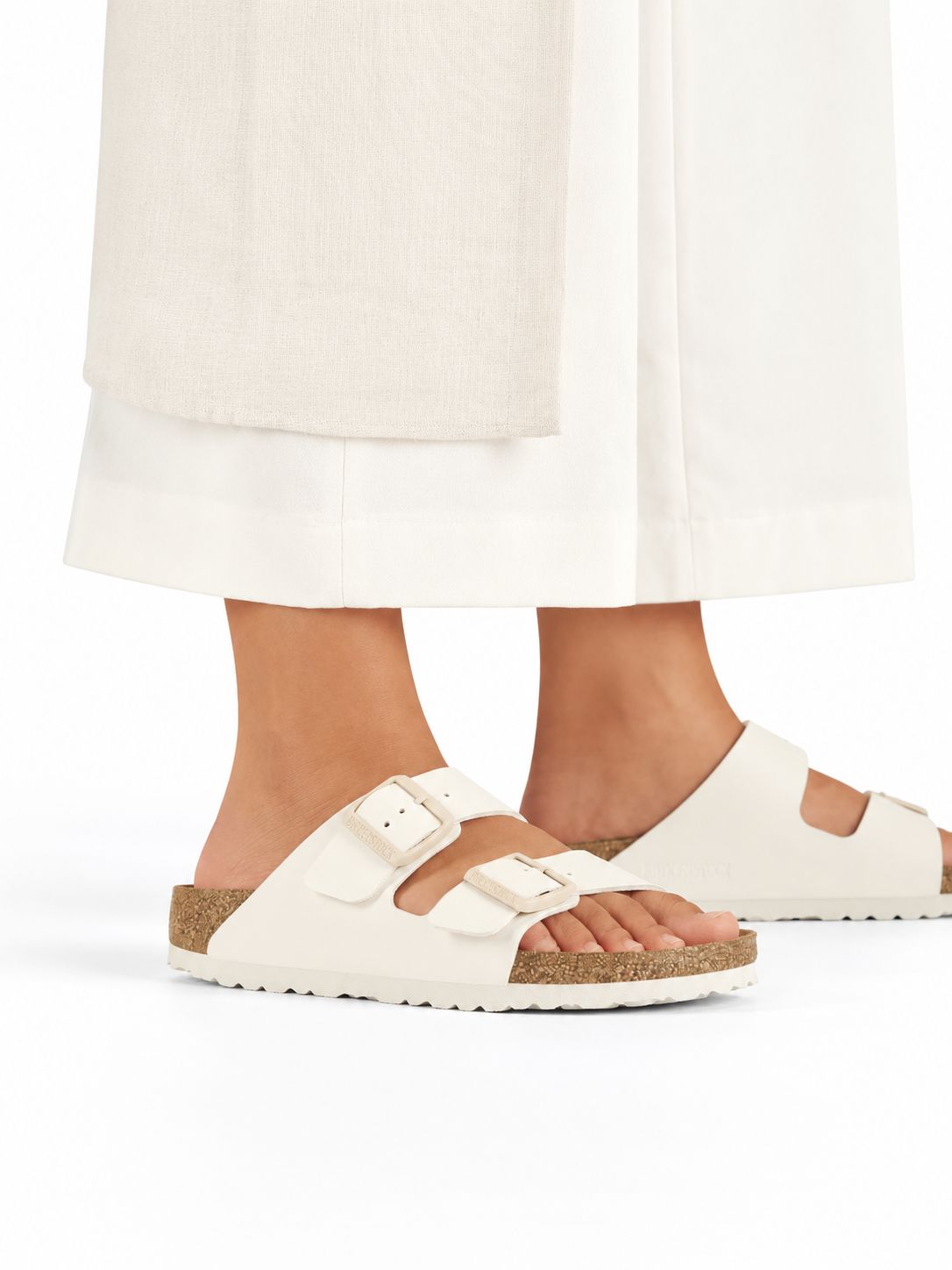 Birkenstock - *Arizona - Birko -Flor -  Eggshell "Best Seller"