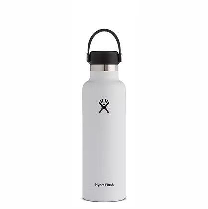 Hydro Flask - Hydration Standard Mouth - 18oz, Colour: White, Size.: 18oz/532ml
