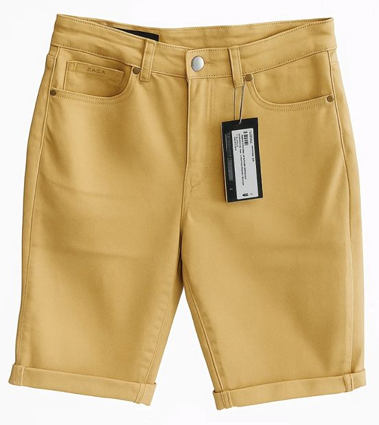FDJ - 6929511 - Suzanne Bermuda Jeans - Stone, Size.: UK 8 (34)