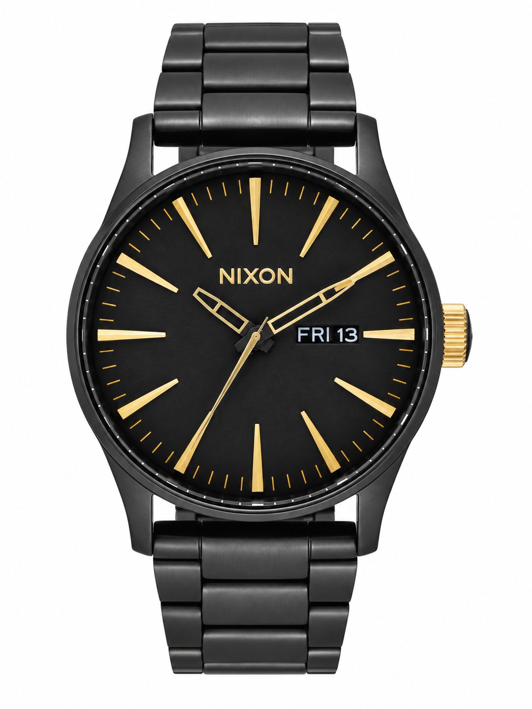 Nixon - Sentry Stainless Steel - Matte Black / Gold