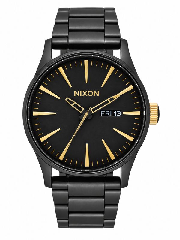 Nixon - Sentry Stainless Steel - Matte Black / Gold