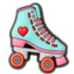 Crocs - Jibbitz - Turquoise Roller Skate