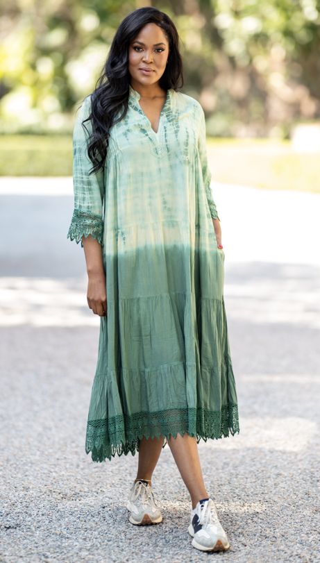 MS25-500 - Sage Dress, Size.: 1 (S)