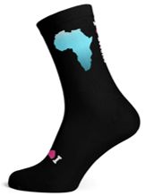 Sox - I LoveBoobies Blue Africa Socks, Sizes: Small - UK12/UK3
