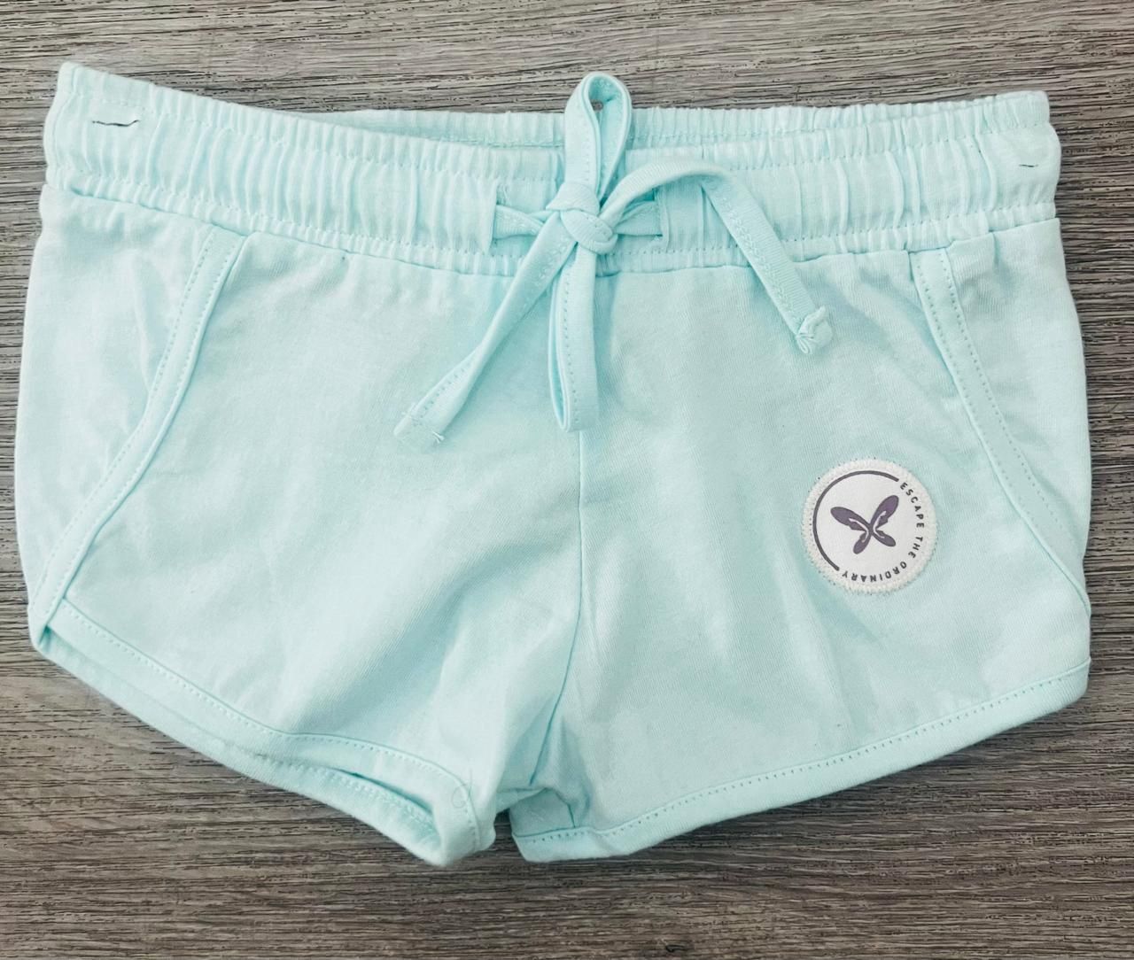 Lizzy - Merona - Tots Girls Walk Shorts - HS20394, Colour: Bleach Aqua, Sizes: Size 1-2years