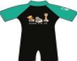 Second Skin - Boys Sunny Side Up S/S Sunsuit, Sizes: Size 2