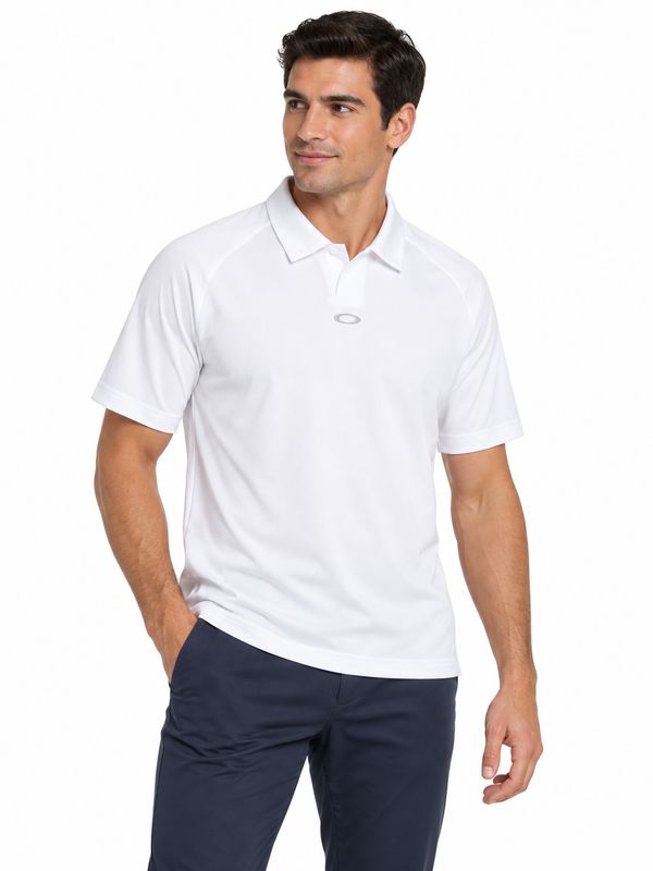 Oakley - Polo - C1 Wave Length Stripe -White