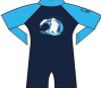 Second Skin - Boys Radicool LS Sunsuit, Sizes: Size 2