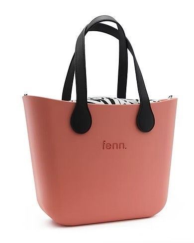 Fenn Collection - Original Bag -, Handles: Blk Microfiber Handles, Inner Colour: Blk/Wht Patern Inner