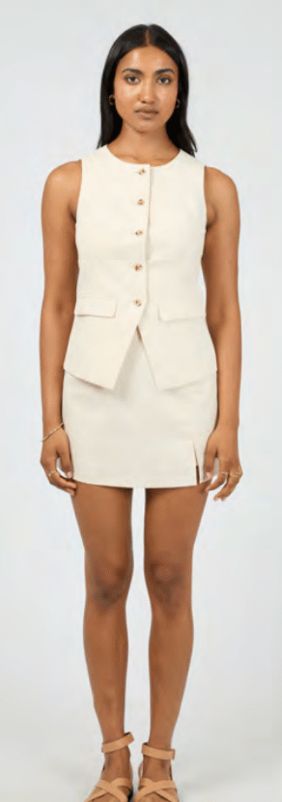 AAE - Mavis Vest - Natural, Size.: 6